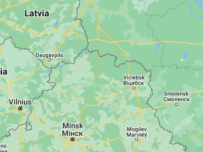 Map showing location of Polatsk (55.4879, 28.7856)