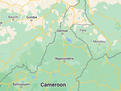 Map showing location of Poli (8.48333, 13.25)