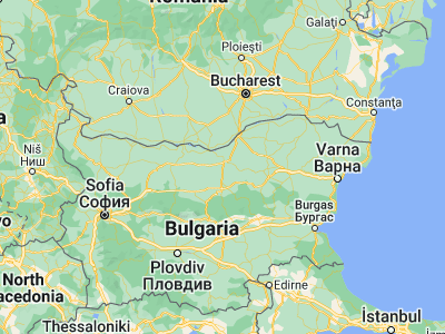 Map showing location of Polski Trŭmbesh (43.38361, 25.64972)