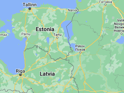 Map showing location of Põlva (58.06028, 27.06944)