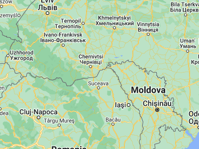 Map showing location of Pomârla (48.06667, 26.31667)