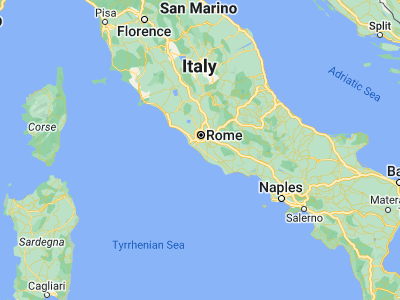 Map showing location of Pomezia (41.66701, 12.50518)