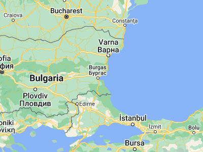 Map showing location of Pomorie (42.55882, 27.64393)