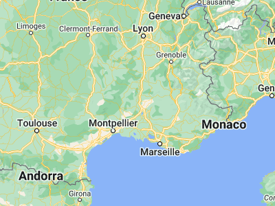 Map showing location of Pont-Saint-Esprit (44.25494, 4.64736)