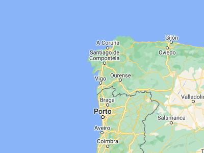 Map showing location of Pontevedra (42.431, -8.64435)