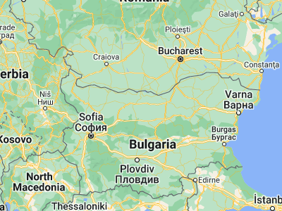 Map showing location of Pordim (43.38333, 24.85)