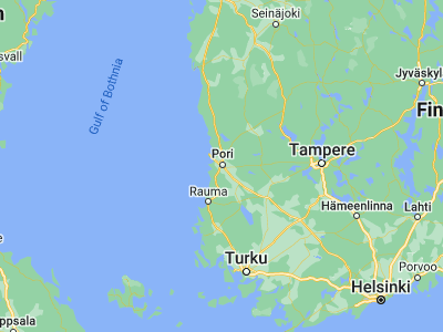 Map showing location of Pori (61.48333, 21.78333)