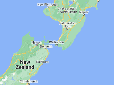 Map showing location of Porirua (-41.13333, 174.85)