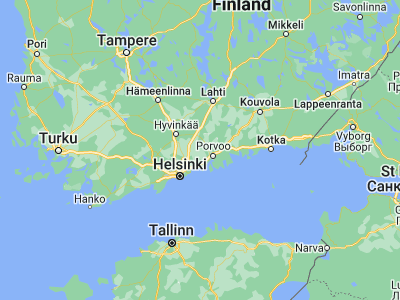 Map showing location of Pornainen (60.47581, 25.3749)