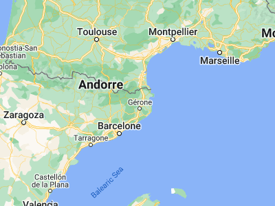 Map showing location of Porqueres (42.11682, 2.74143)