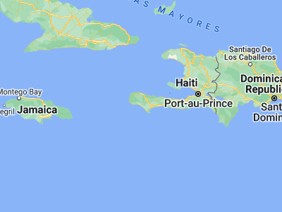Map showing location of Port-à-Piment (18.25, -74.1)