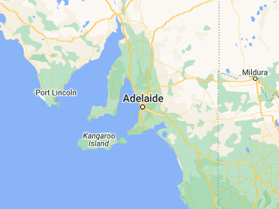 Map showing location of Port Adelaide (-34.85, 138.46667)
