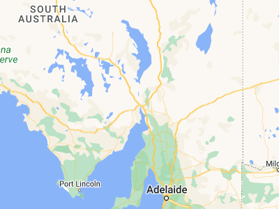 Map showing location of Port Augusta West (-32.48333, 137.75)