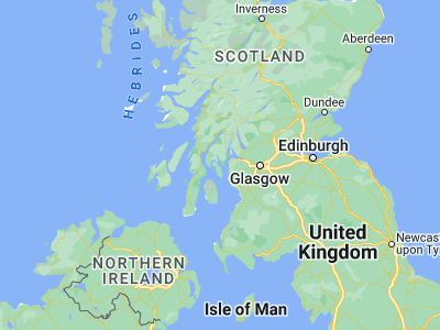 Map showing location of Port Bannatyne (55.8566, -5.06503)