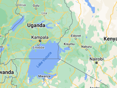Map showing location of Port Bunyala (0.09388, 33.97559)