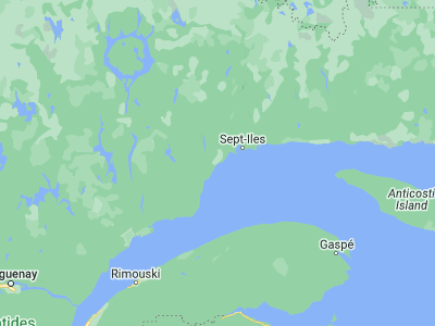 Map showing location of Port-Cartier (50.03339, -66.86545)
