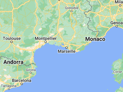 Map showing location of Port-de-Bouc (43.40657, 4.9809)