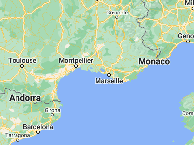 Map showing location of Port-Saint-Louis-du-Rhône (43.38734, 4.82609)