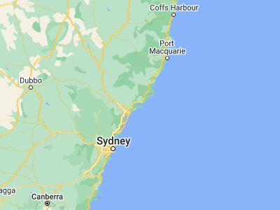 Map showing location of Port Stephens (-32.71314, 152.06623)