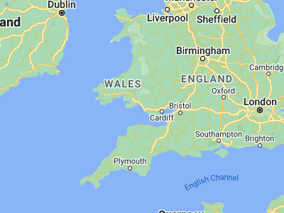Map showing location of Port Talbot (51.59241, -3.78019)