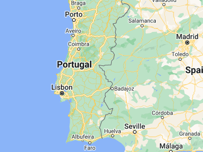 Map showing location of Portalegre (39.29379, -7.43122)