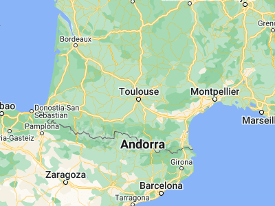 Map showing location of Portet-sur-Garonne (43.52333, 1.40652)