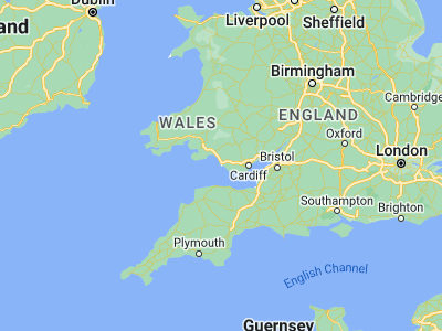 Map showing location of Porthcawl (51.47903, -3.70362)