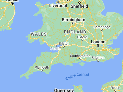 Map showing location of Portishead (51.48199, -2.76973)