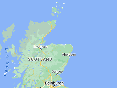 Map showing location of Portknockie (57.70248, -2.85989)