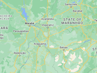 Map showing location of Porto Franco (-6.33833, -47.39917)