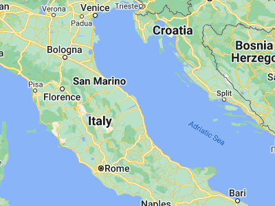 Map showing location of Porto Recanati (43.43646, 13.66128)