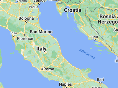 Map showing location of Porto Sant'Elpidio (43.25826, 13.75829)