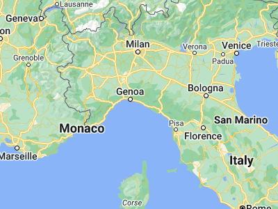 Map showing location of Portofino (44.30349, 9.20942)