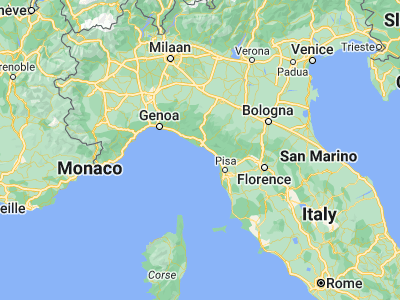 Map showing location of Portovenere (44.05083, 9.83431)