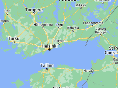 Map showing location of Porvoo (60.39233, 25.66507)