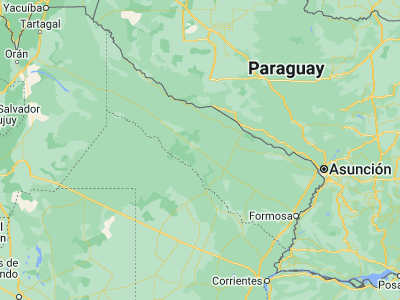 Map showing location of Pozo del Tigre (-24.89682, -60.32359)