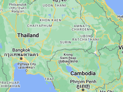 Map showing location of Prasat (14.64039, 103.40447)