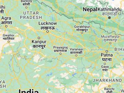 Map showing location of Pratāpgarh (25.89644, 81.94041)