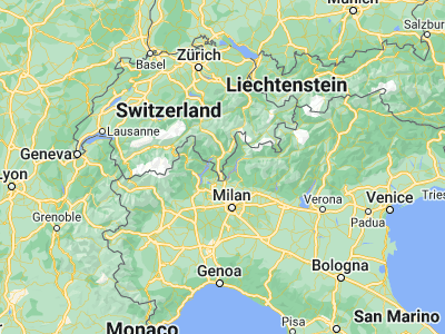 Map showing location of Pregassona (46.02021, 8.97429)