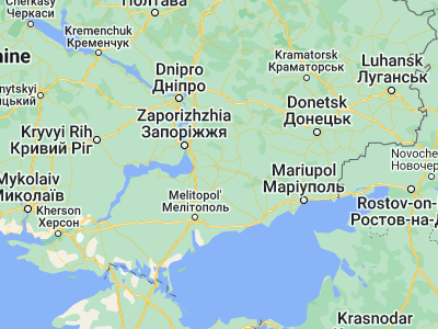 Map showing location of Preobrazhenka (47.57194, 35.81667)