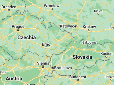 Map showing location of Přerov (49.45511, 17.4509)