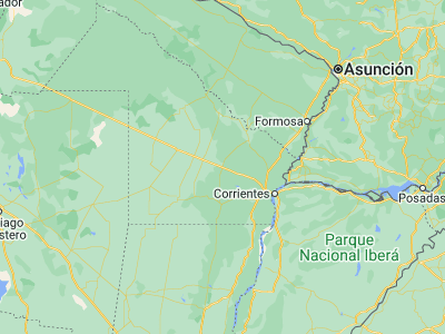 Map showing location of Presidencia de la Plaza (-27.00147, -59.84243)