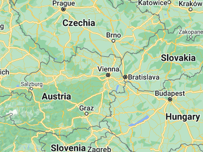 Map showing location of Pressbaum (48.18333, 16.08333)