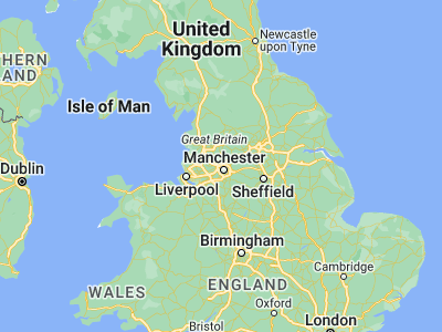 Map showing location of Prestwich (53.53333, -2.28333)