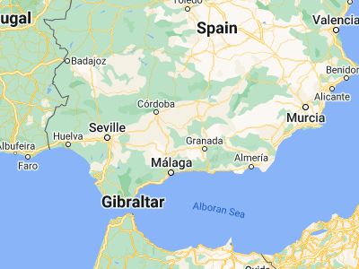 Map showing location of Priego de Córdoba (37.43807, -4.19523)