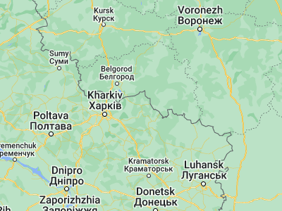 Map showing location of Prikolotnoye (50.16042, 37.34744)