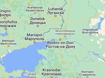 Map showing location of Primorka (47.28395, 39.06408)