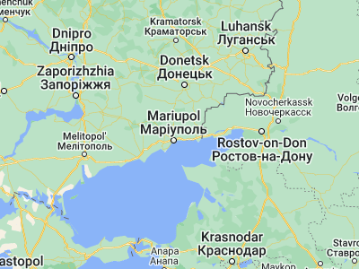 Map showing location of Primorskoye (47.17436, 37.69266)