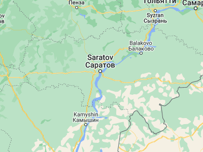 Map showing location of Privolzhskiy (51.40944, 46.04833)
