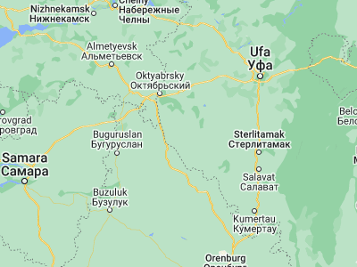 Map showing location of Priyutovo (53.9, 53.93333)